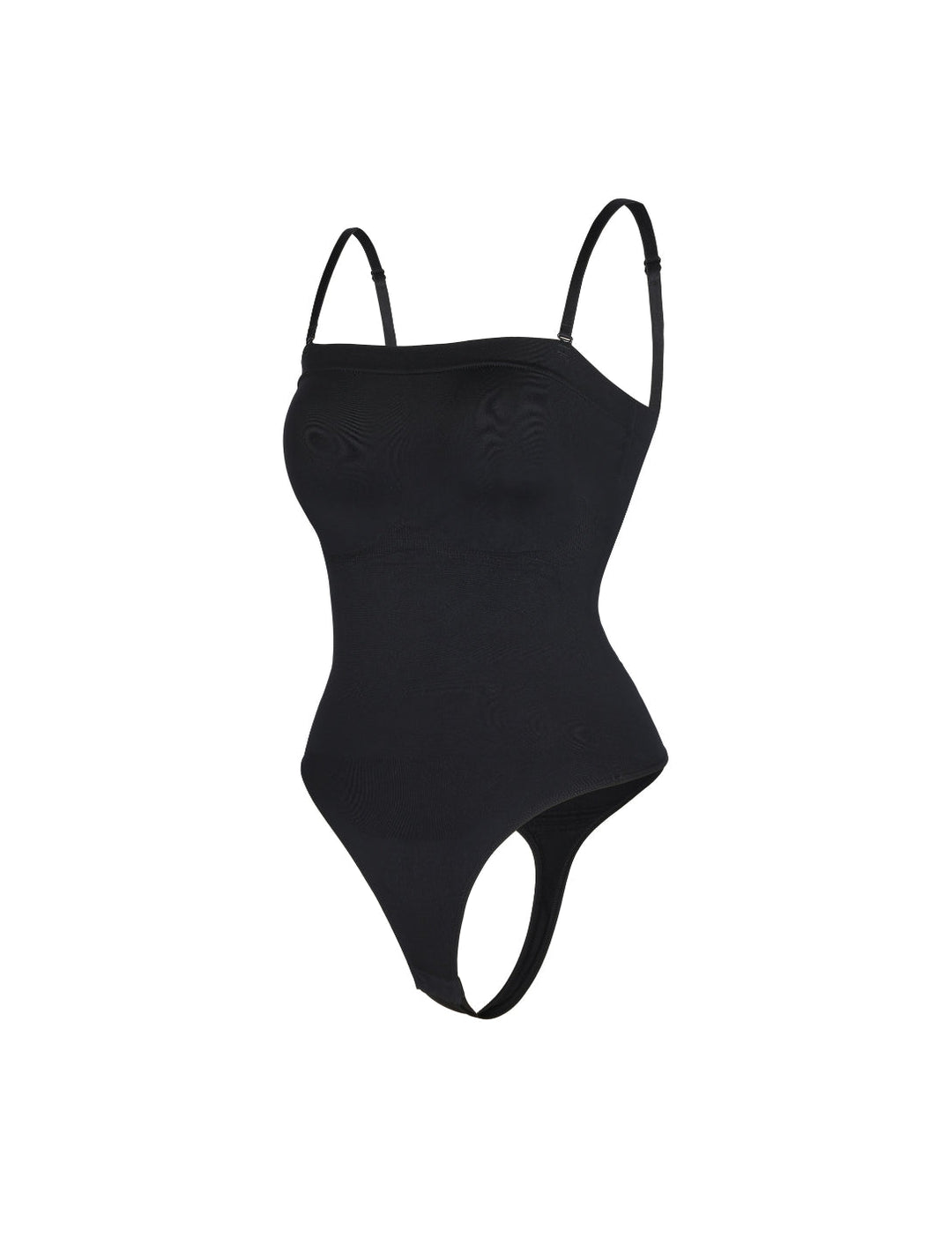 Women's Strapless Bodysuit Thong Tummy Control Black