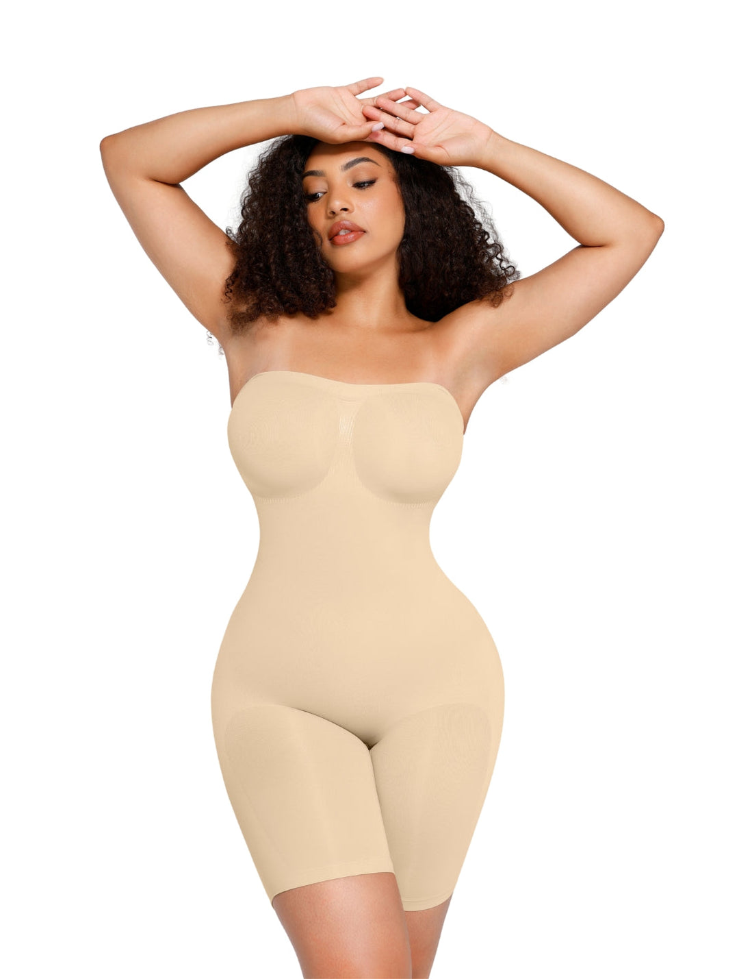 Women's Strapless Shapewear Bodysuit Slim Fit Tummy Control