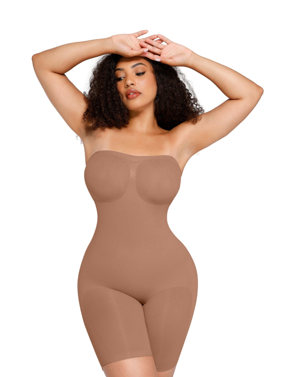 Women's Strapless Shapewear Bodysuit Slim Fit Tummy Control