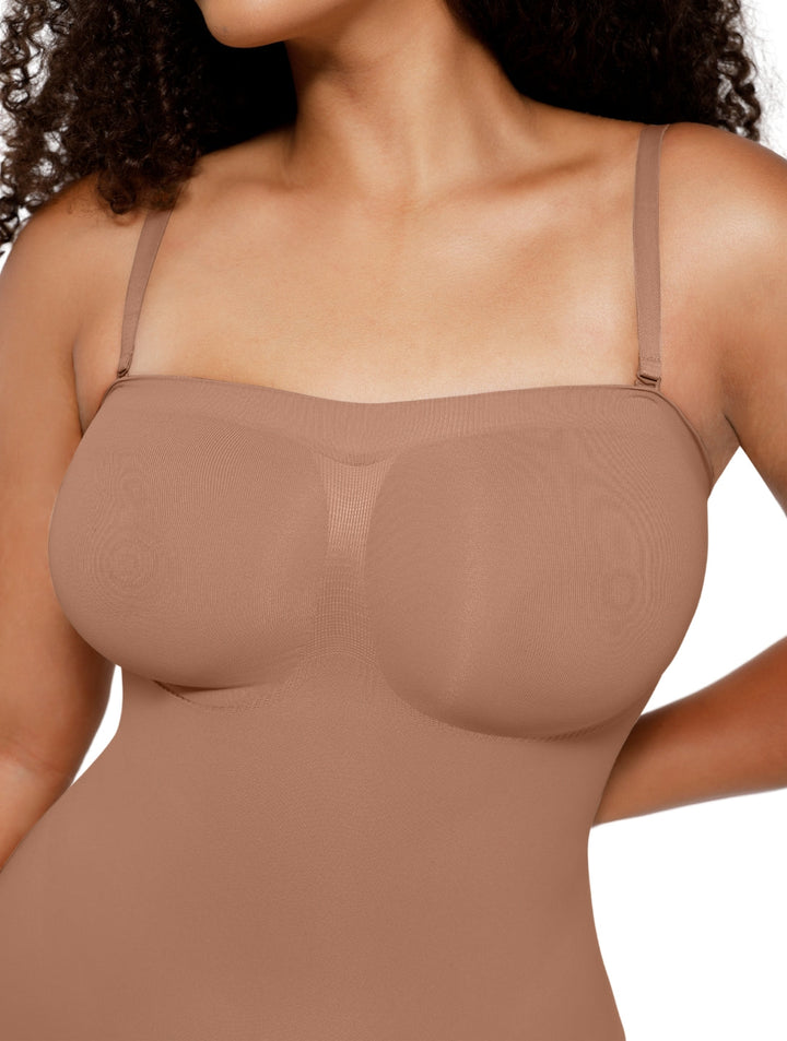 Women's Strapless Shapewear Bodysuit Slim Fit Tummy Control