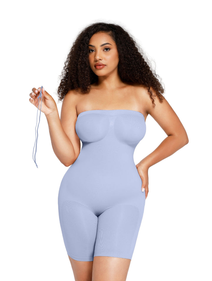 Women's Strapless Shapewear Bodysuit Slim Fit Tummy Control