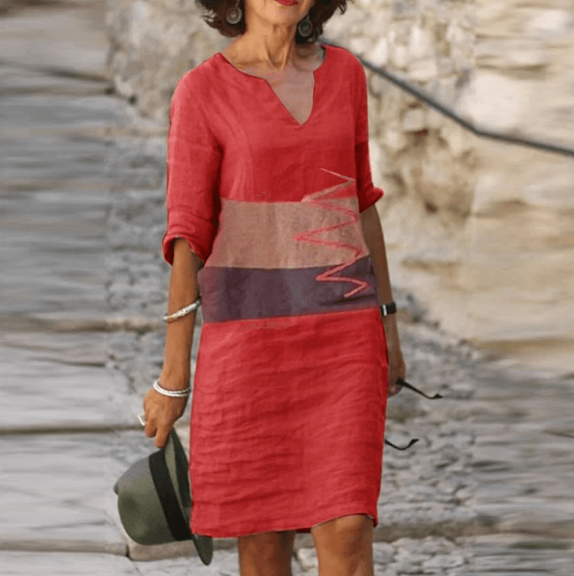 Women's Summer Dress in Lightweight Breathable Fabric for Casual Everyday Wear