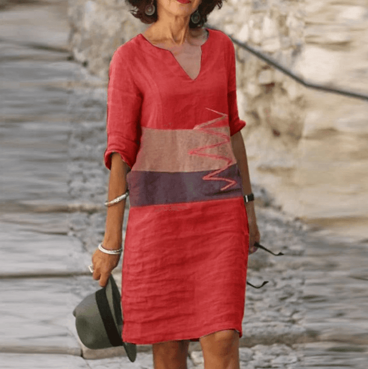 Women's Summer Dress in Lightweight Breathable Fabric for Casual Everyday Wear