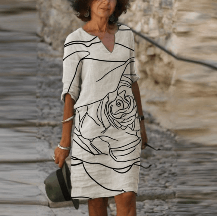 Women's Summer Dress in Lightweight Breathable Fabric for Casual Everyday Wear