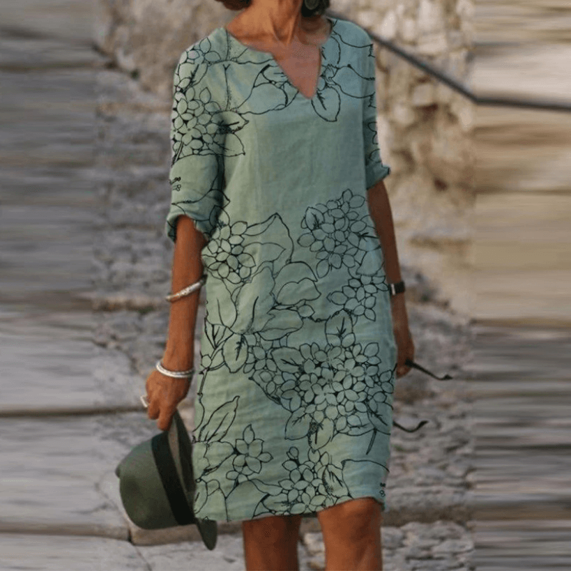 Women's Summer Dress in Lightweight Breathable Fabric for Casual Everyday Wear