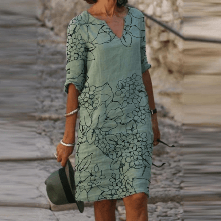 Women's Summer Dress in Lightweight Breathable Fabric for Casual Everyday Wear