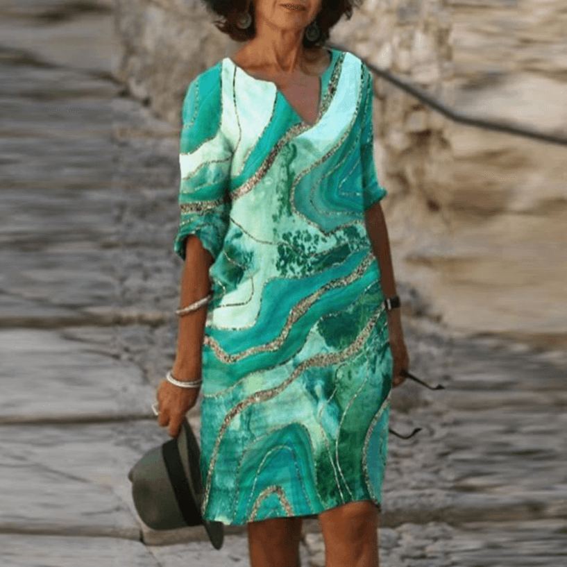 Women's Summer Dress in Lightweight Breathable Fabric for Casual Everyday Wear