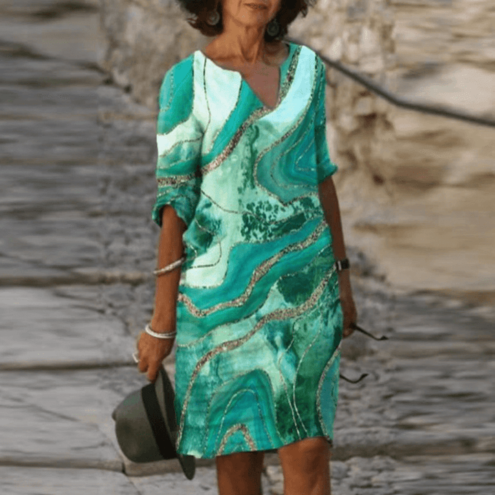 Women's Summer Dress in Lightweight Breathable Fabric for Casual Everyday Wear