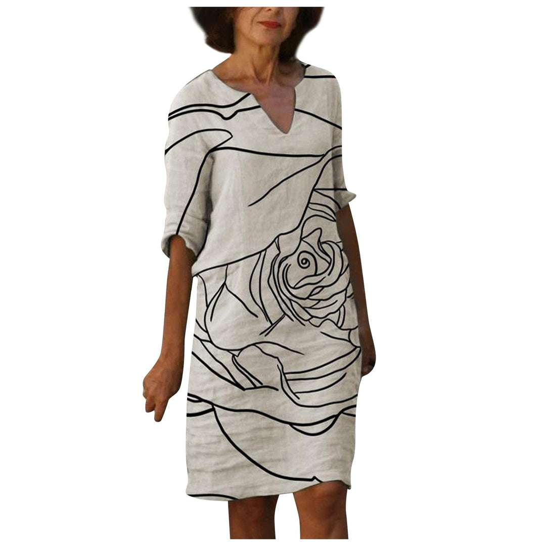 Women's Summer Dress in Lightweight Breathable Fabric for Casual Everyday Wear