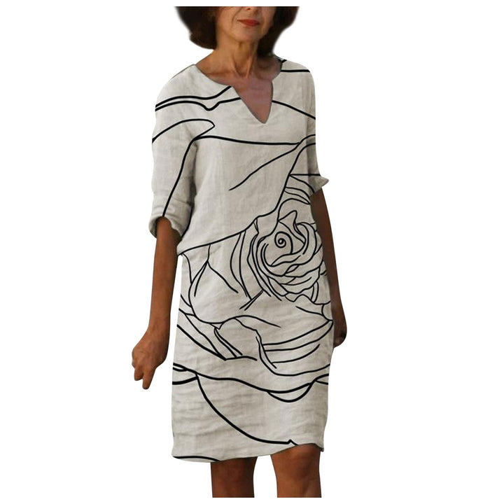 Women's Summer Dress in Lightweight Breathable Fabric for Casual Everyday Wear