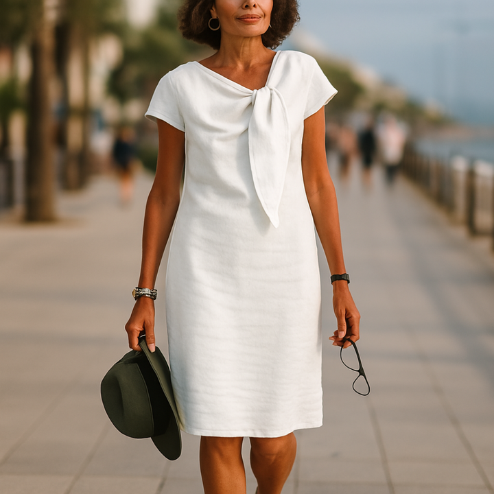 Women's Summer Dress in Lightweight Fabric with Modern Cut for Casual Sunny Days