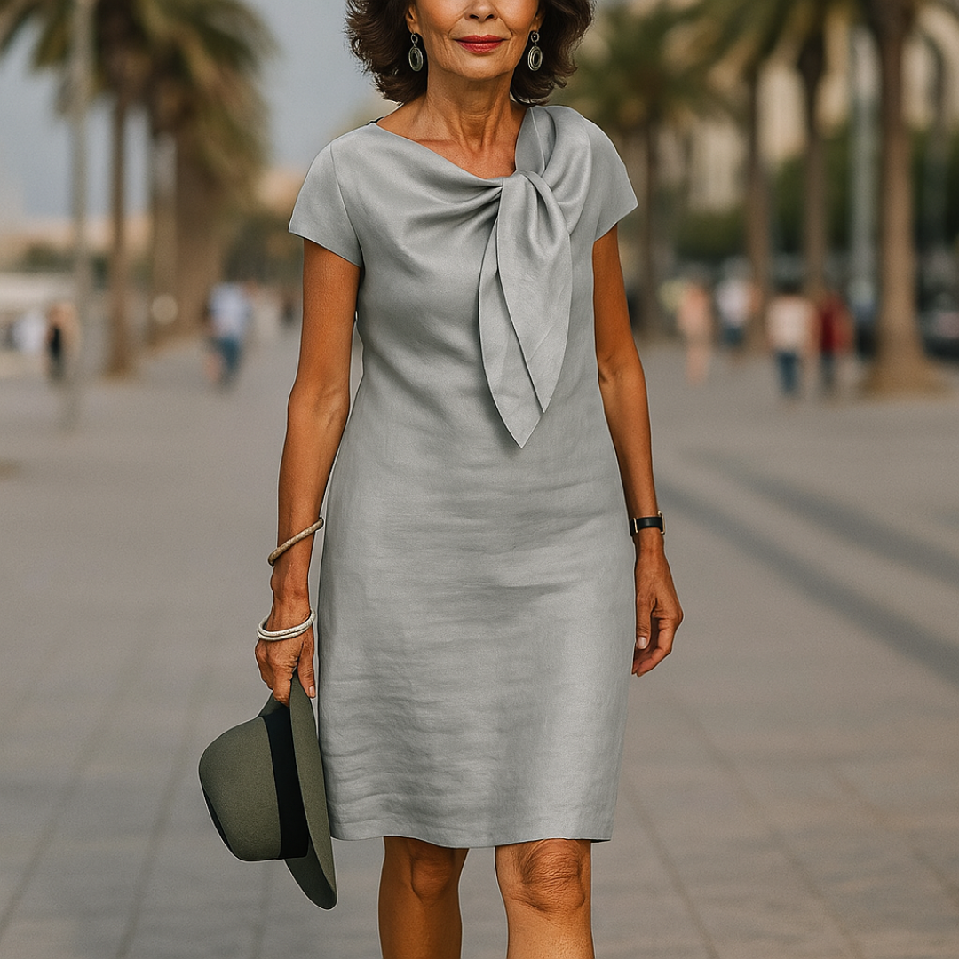 Women's Summer Dress in Lightweight Fabric with Modern Cut for Casual Sunny Days