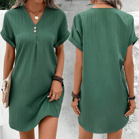 Women's Summer Dress in Soft Breathable Fabric for Elegant Casual Wear