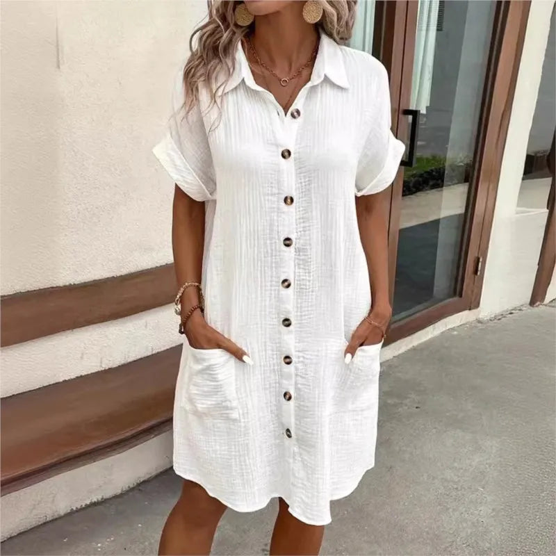 Women's Summer Maxi Dress in Lightweight Fabric for Beach Outings and Casual Gatherings