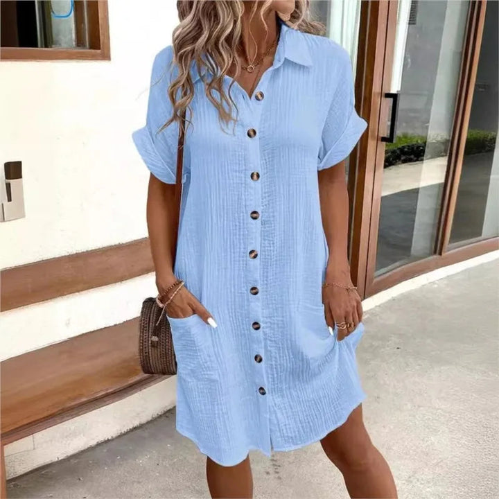 Women's Summer Maxi Dress in Lightweight Fabric for Beach Outings and Casual Gatherings