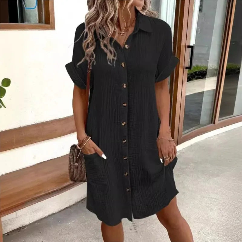 Women's Summer Maxi Dress in Lightweight Fabric for Beach Outings and Casual Gatherings