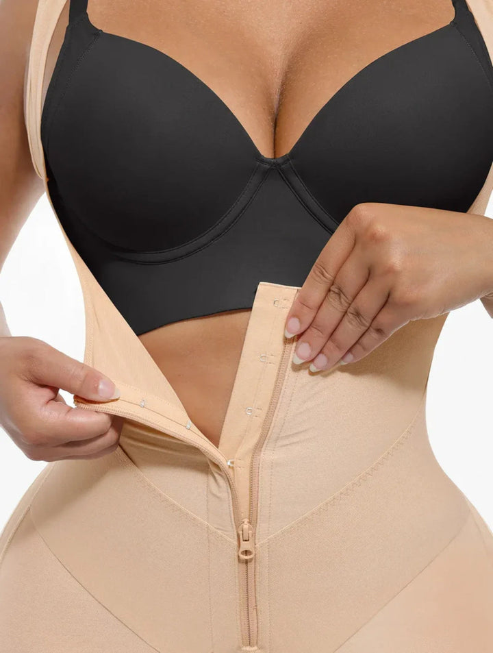 Women's U-Shaped Tummy Control Bodysuit Sleeveless Design