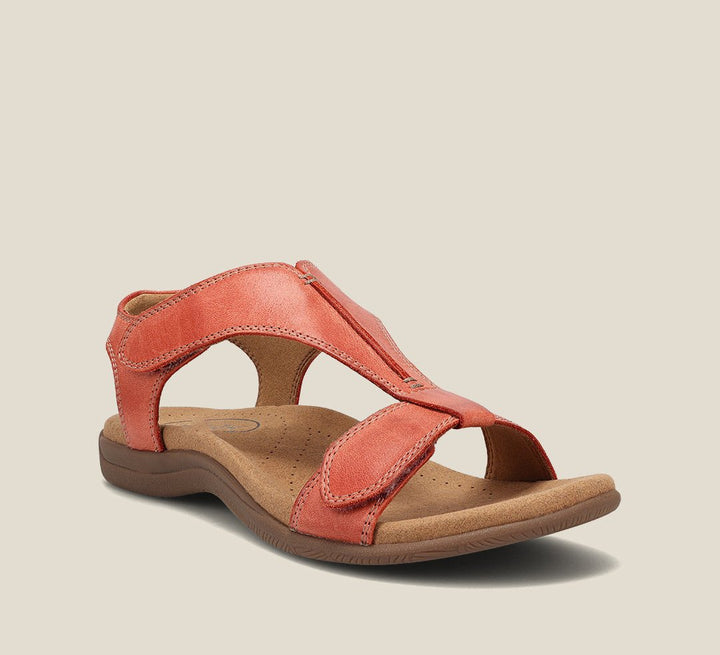 Women's Vegan Leather Sandals | Comfortable T-Strap Orthopedic Footwear 0