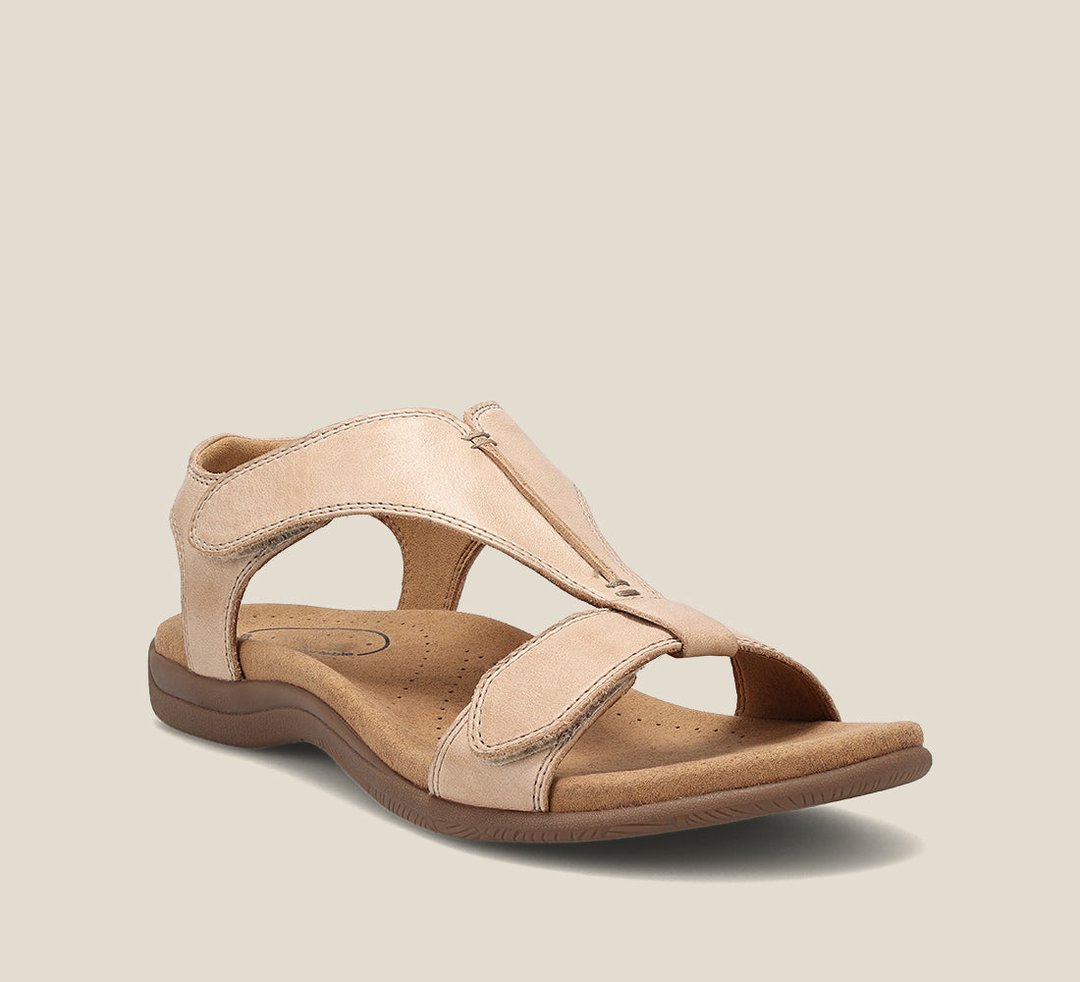 Women's Vegan Leather Sandals | Comfortable T-Strap Orthopedic Footwear 2