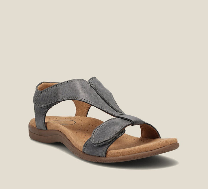 Women's Vegan Leather Sandals | Comfortable T-Strap Orthopedic Footwear 3