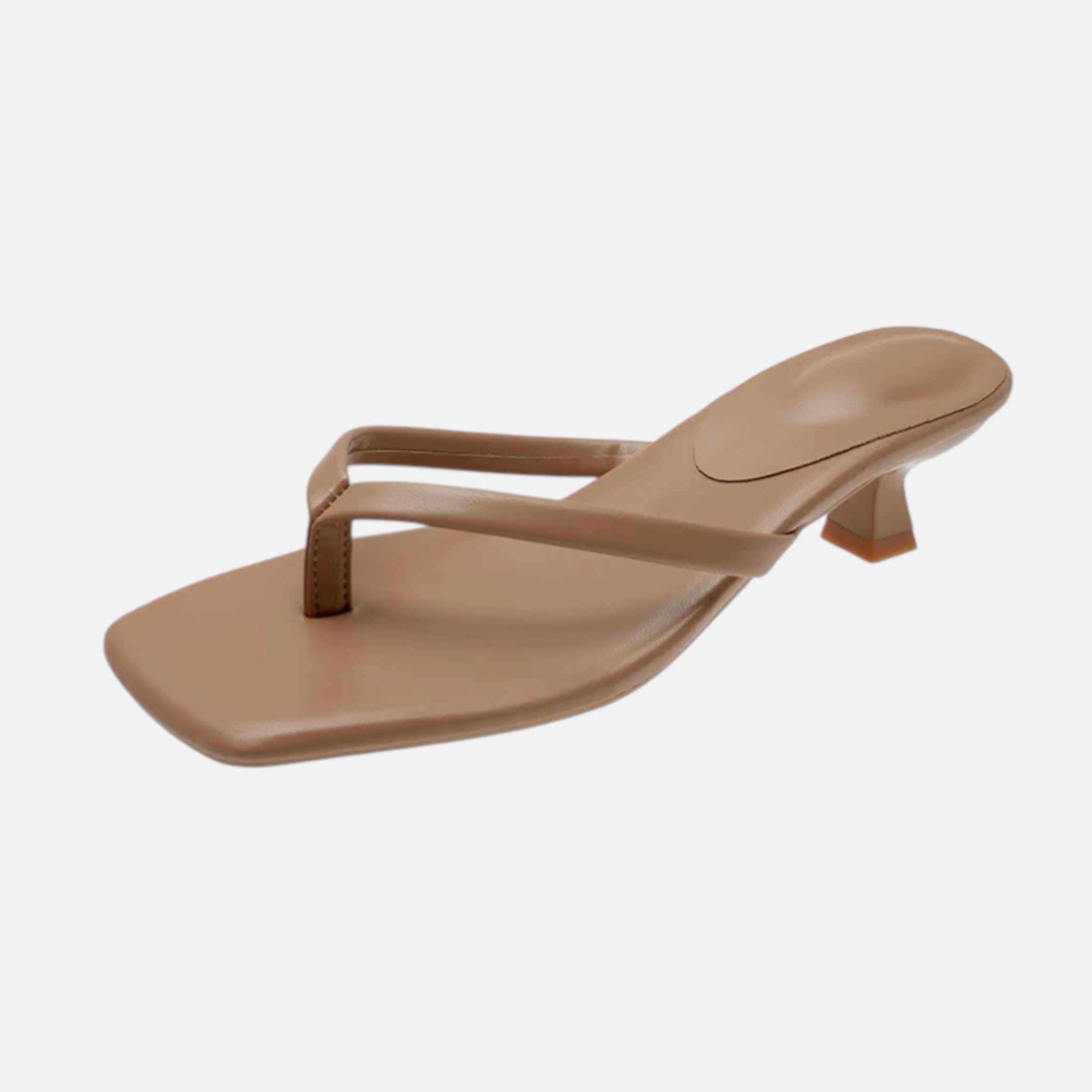 Acethetiq's | Women’s Comfort Clip-Toe Low-Heel Sandals