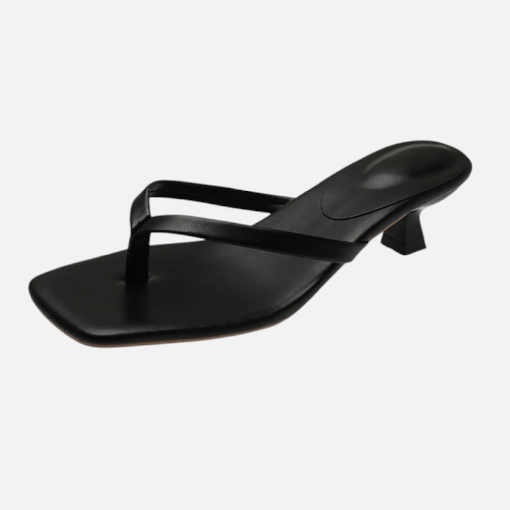 Acethetiq's | Women’s Comfort Clip-Toe Low-Heel Sandals