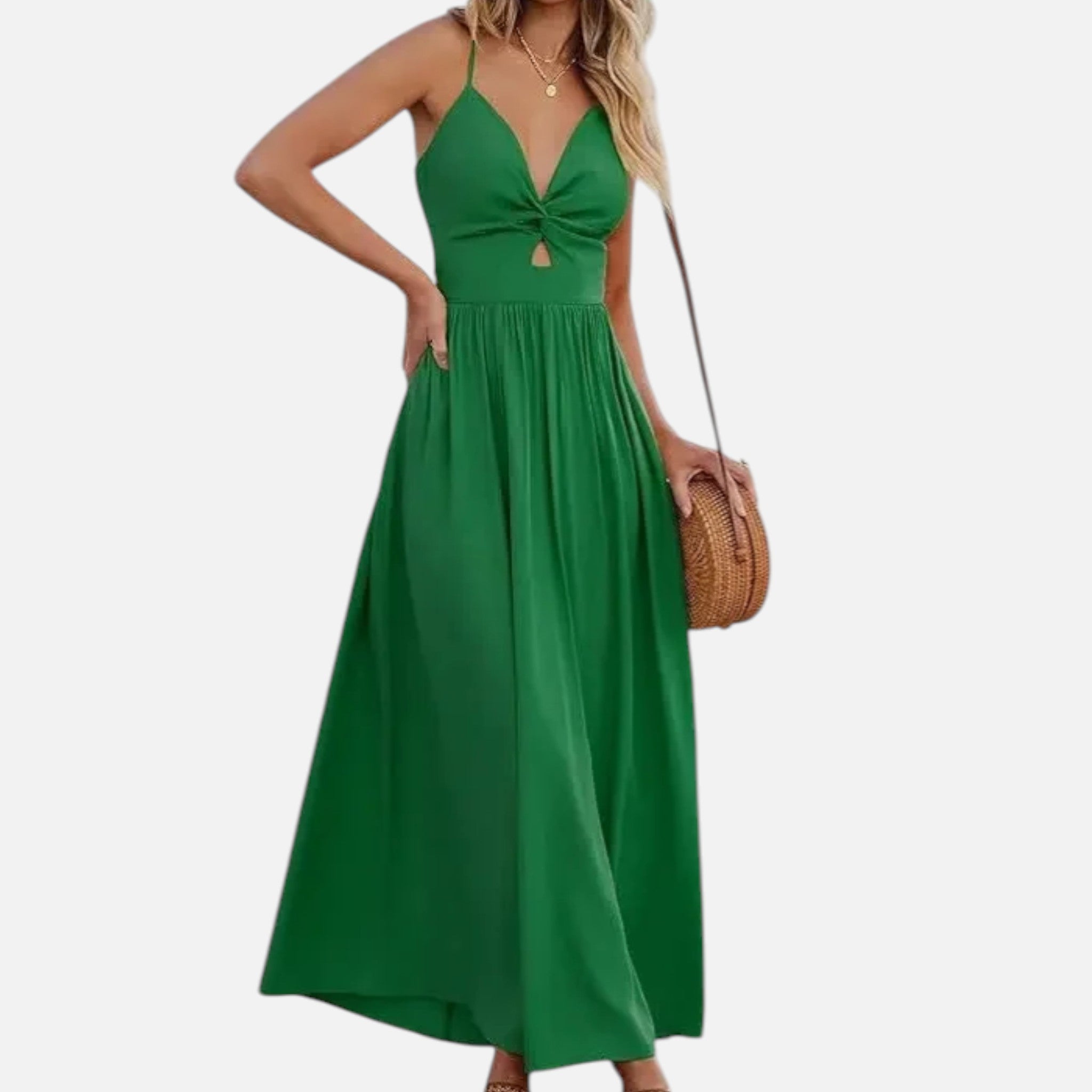 Acethetiq's | Women’s Strapless Midi Dress Macaron Elegance