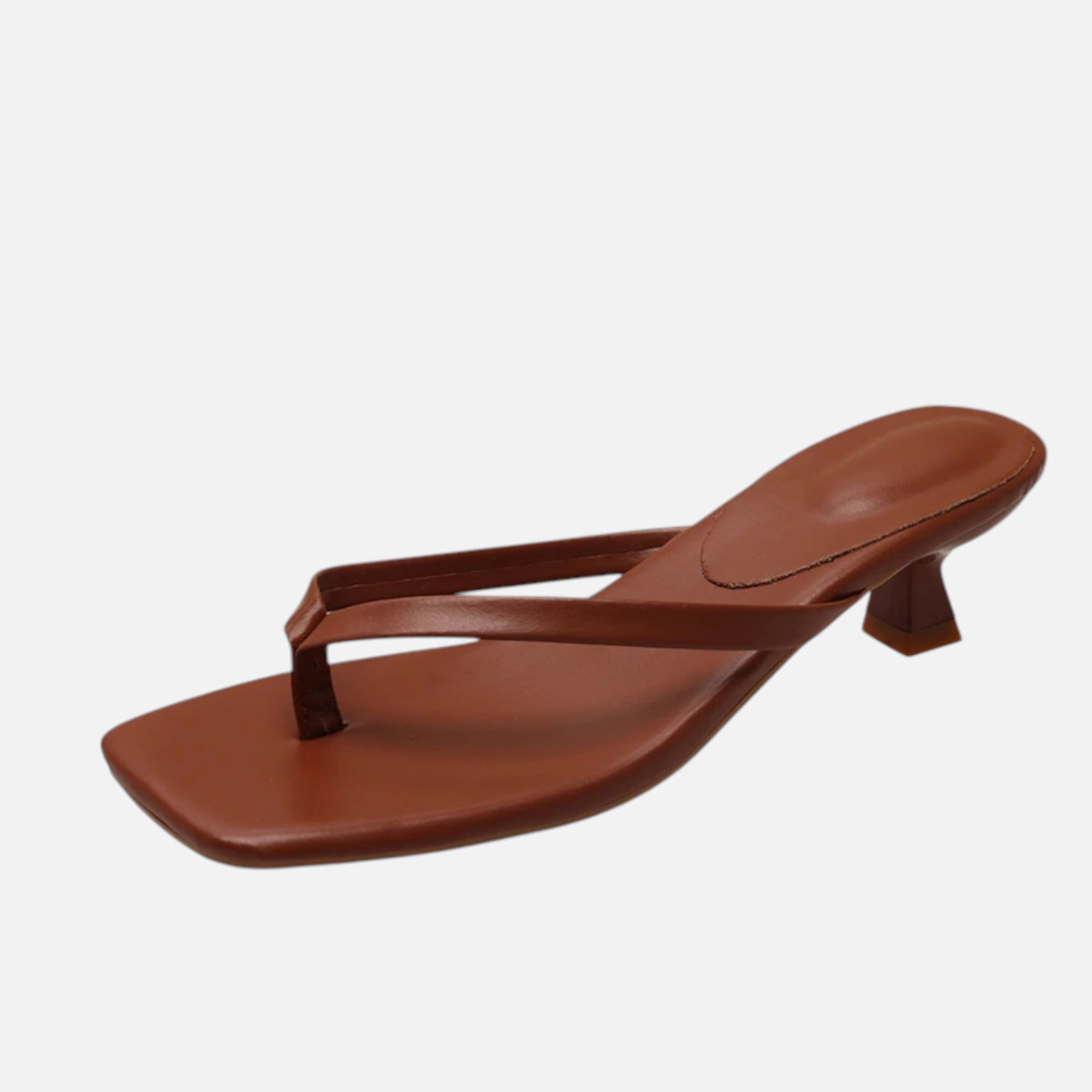 Acethetiq's | Women’s Comfort Clip-Toe Low-Heel Sandals