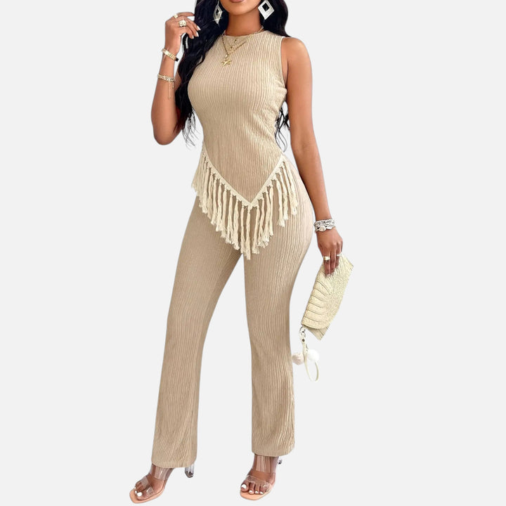 Acethetiq's | Women’s Modern Heritage Fringed Suit Set