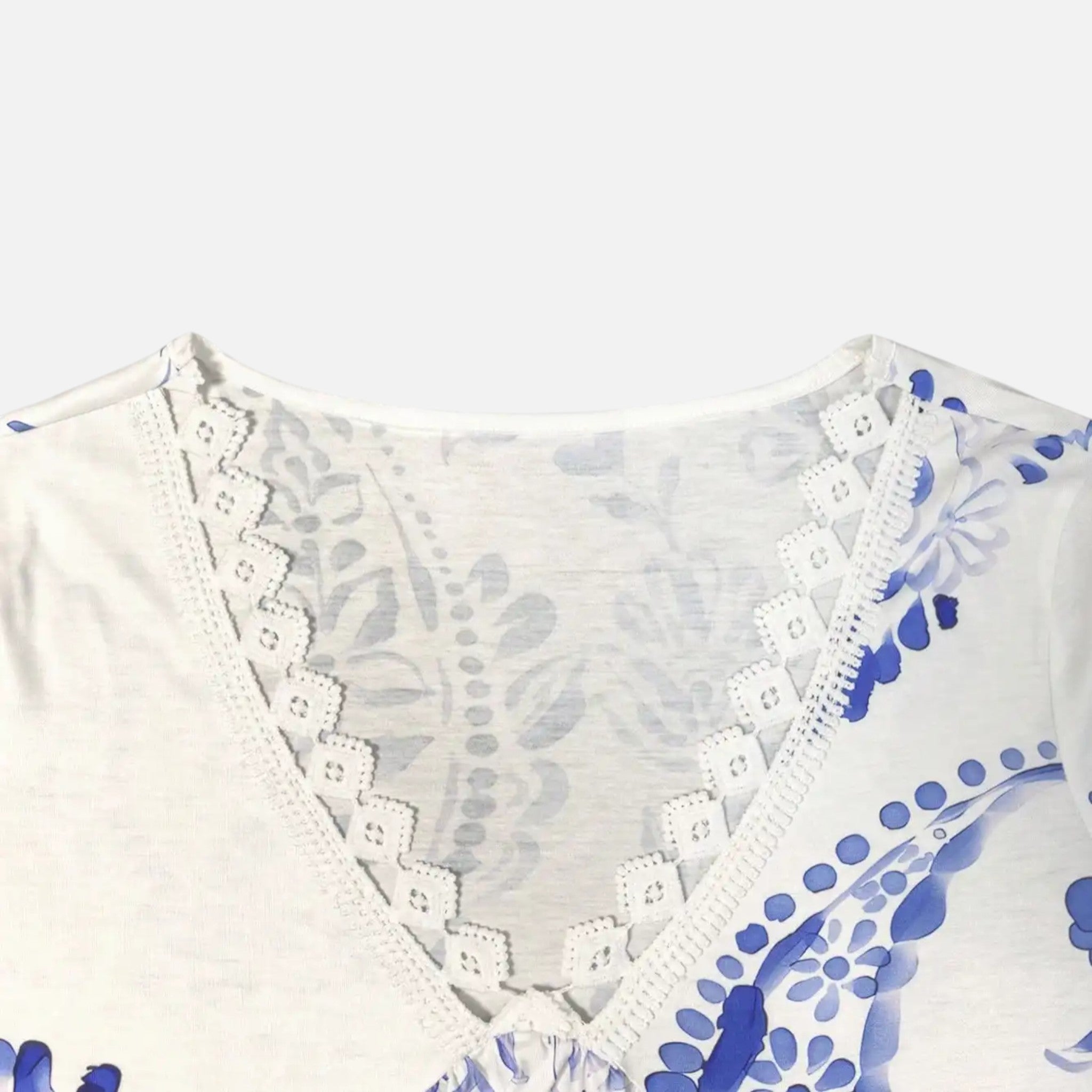 Acethetiq's | Women’s Floral Patchwork Midi Dress – Riviera Elegance