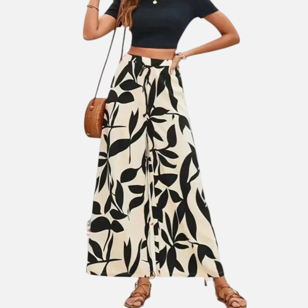 Acethetiq's | Women’s Wide Leg Trousers Effortless Everyday Elegance