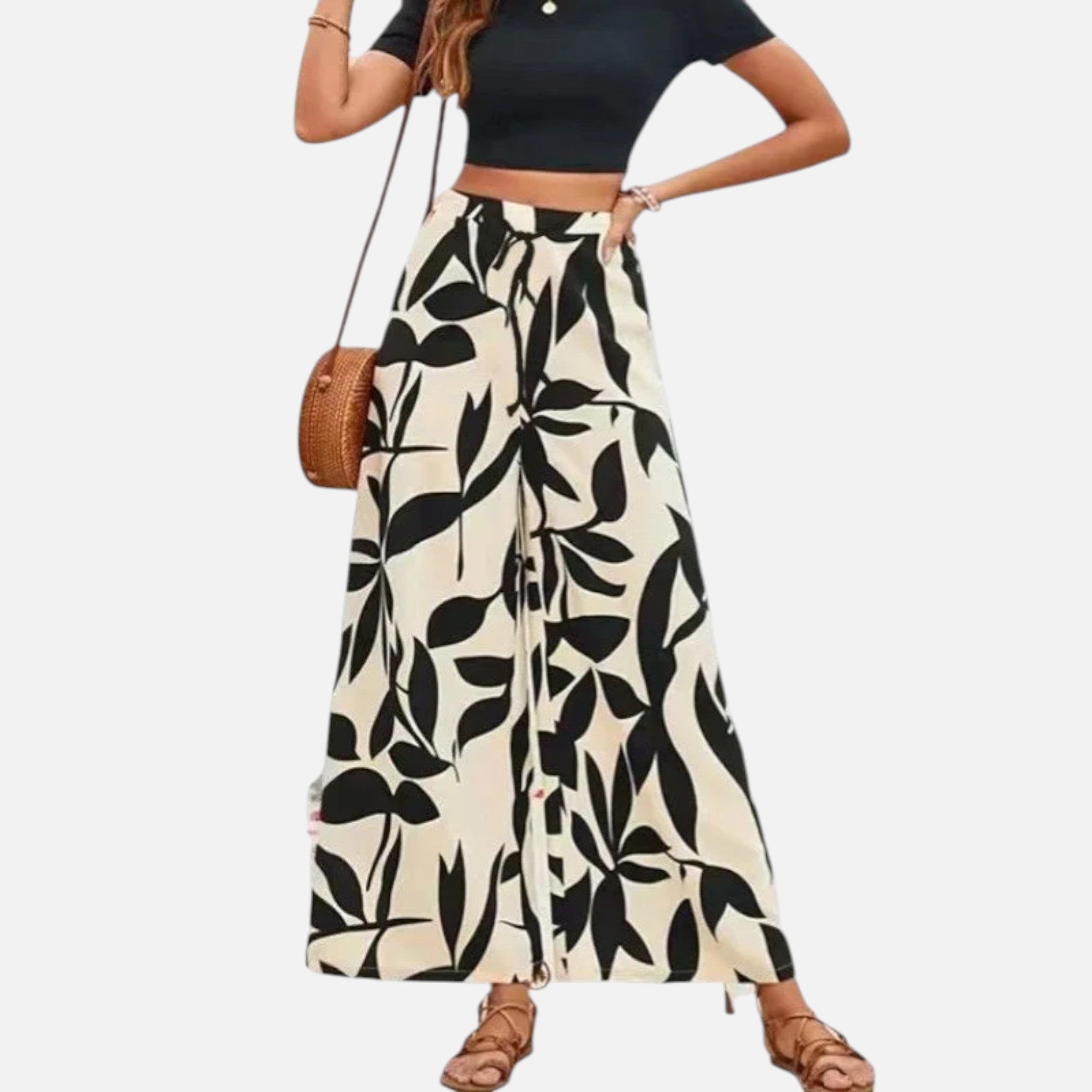 Acethetiq's | Women’s Wide Leg Trousers Effortless Everyday Elegance