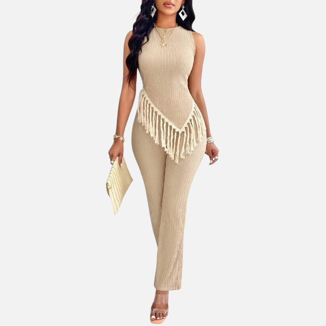 Acethetiq's | Women’s Modern Heritage Fringed Suit Set