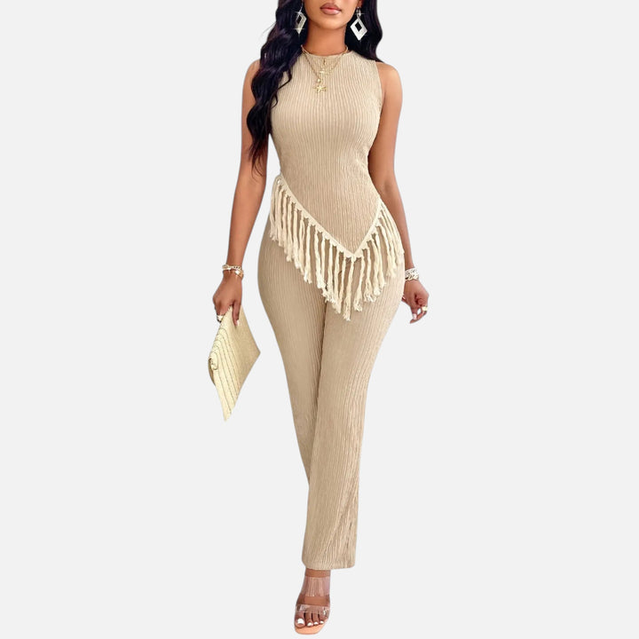 Acethetiq's | Women’s Modern Heritage Fringed Suit Set