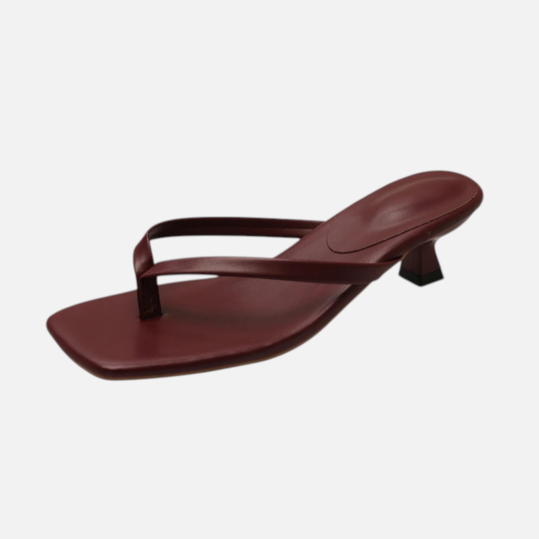 Acethetiq's | Women’s Comfort Clip-Toe Low-Heel Sandals