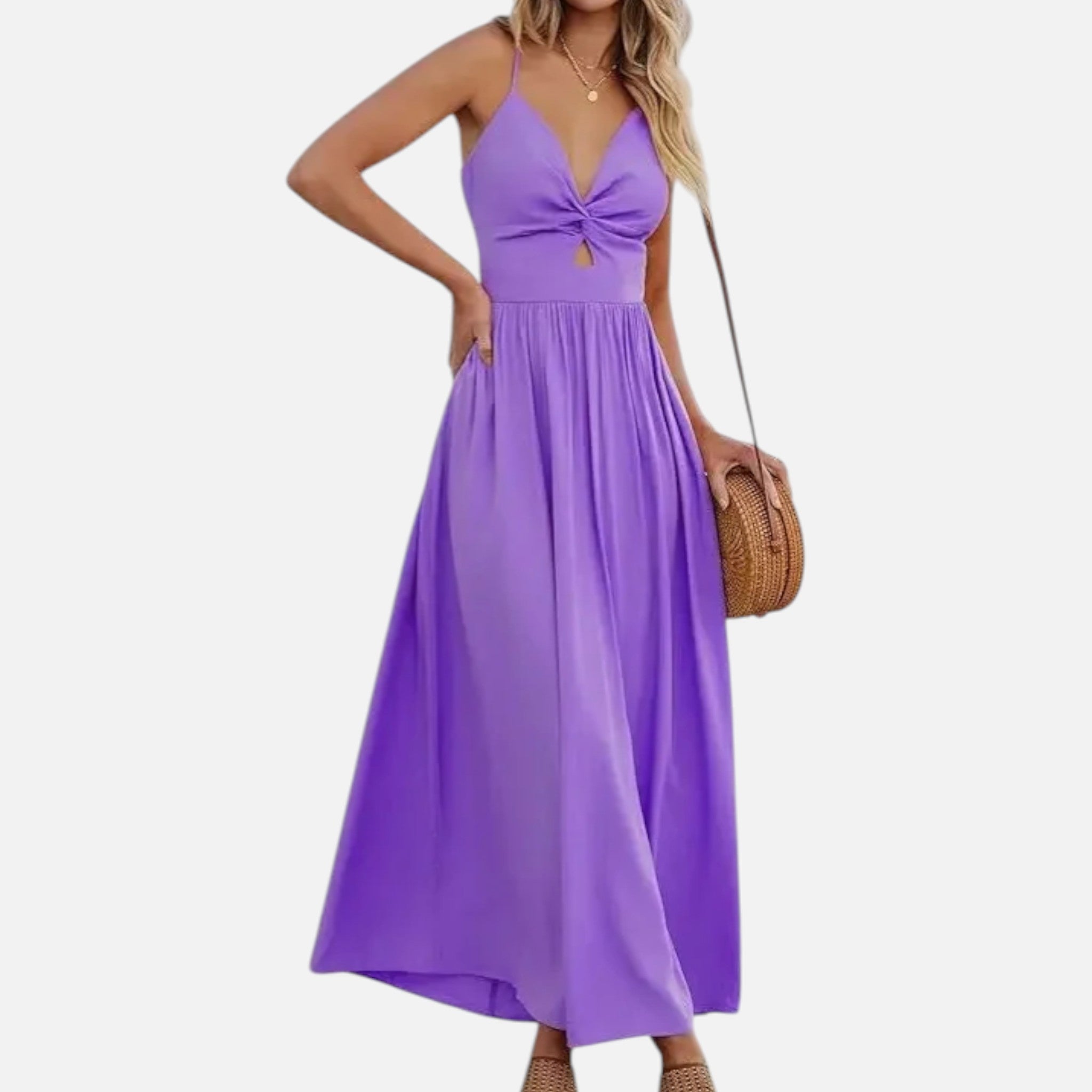 Acethetiq's | Women’s Strapless Midi Dress Macaron Elegance