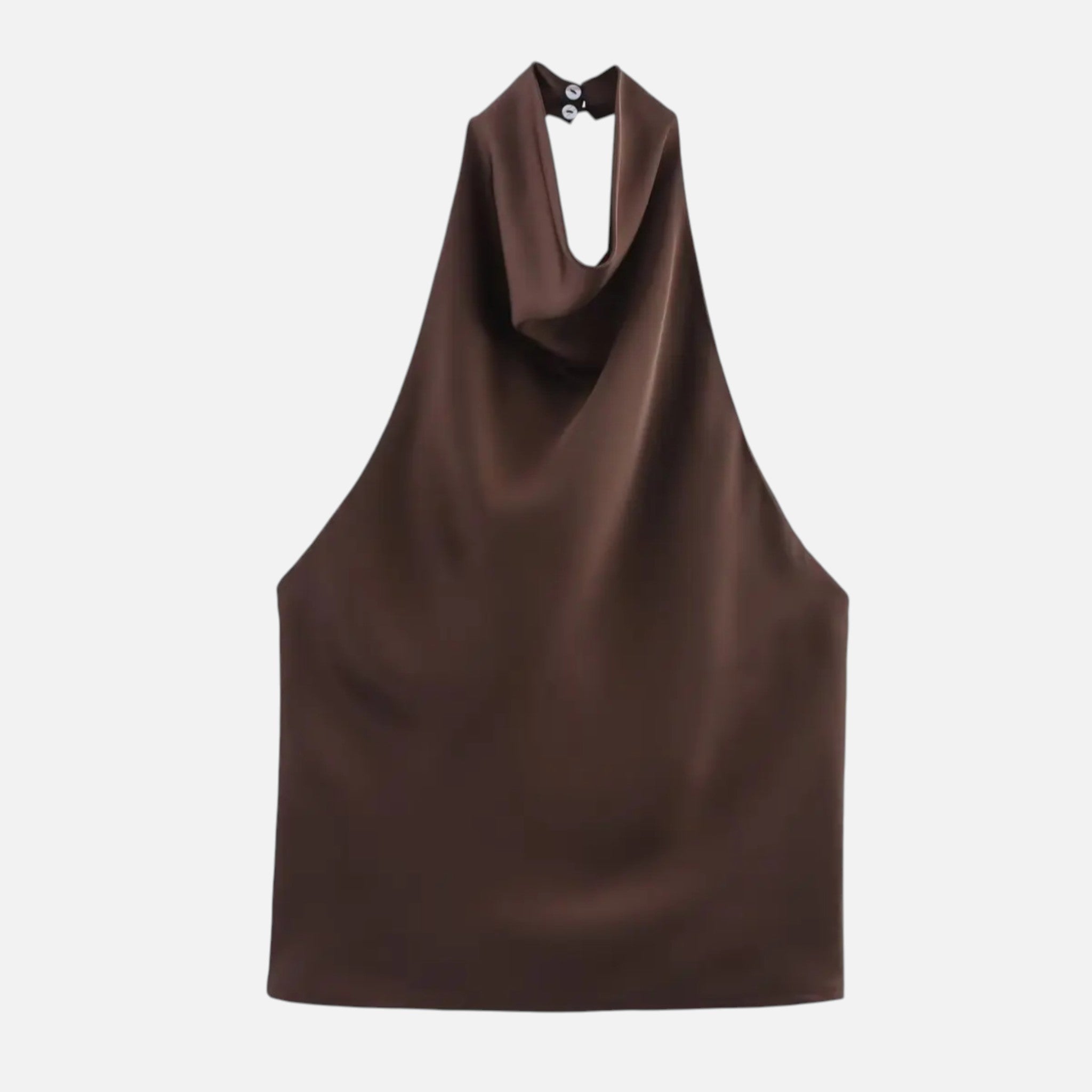 Acethetiq's | Women’s Satin Halter Corset Crop Top