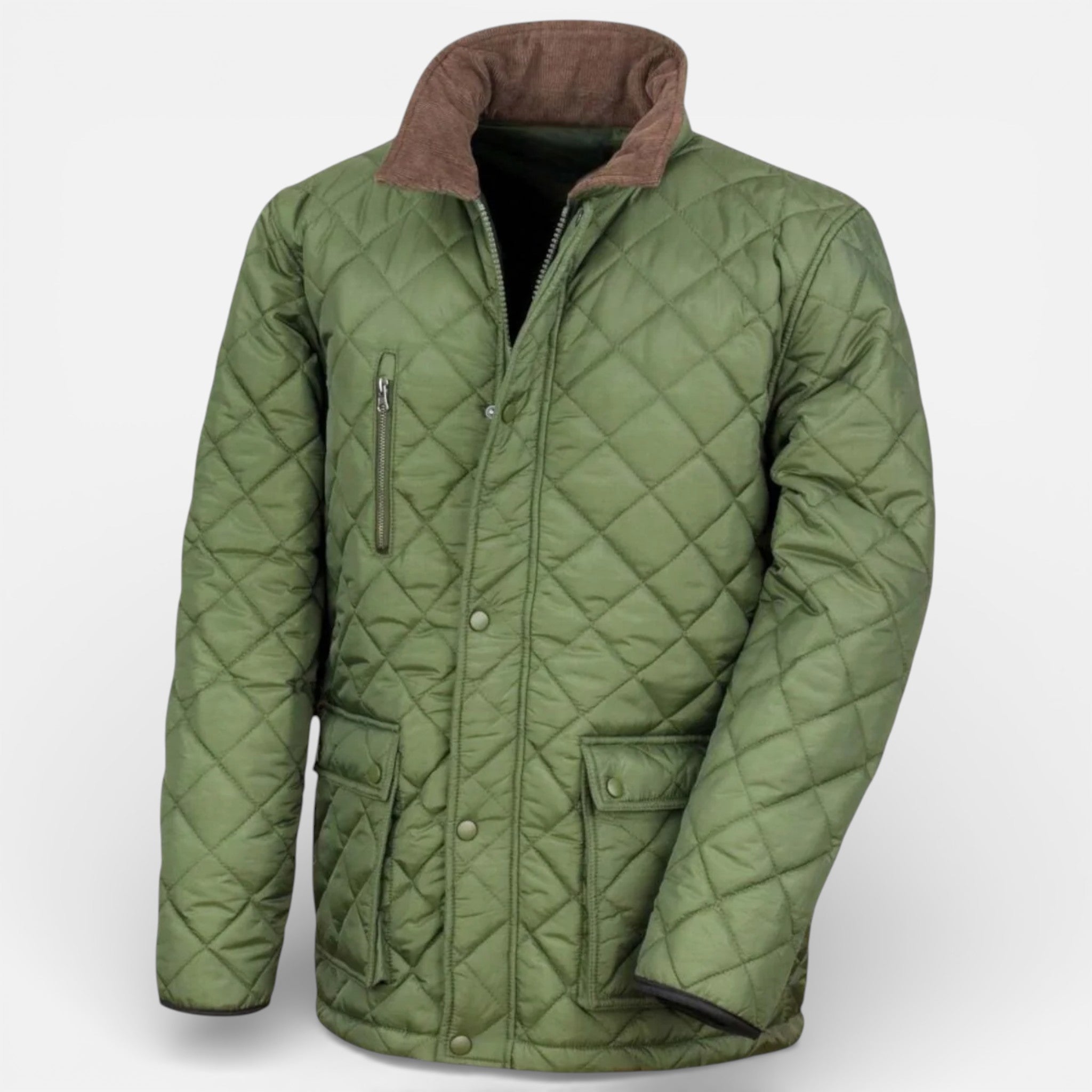 Acethetiq's | Men’s Quilted Fleece Lined Jacket Warm Winter Coat
