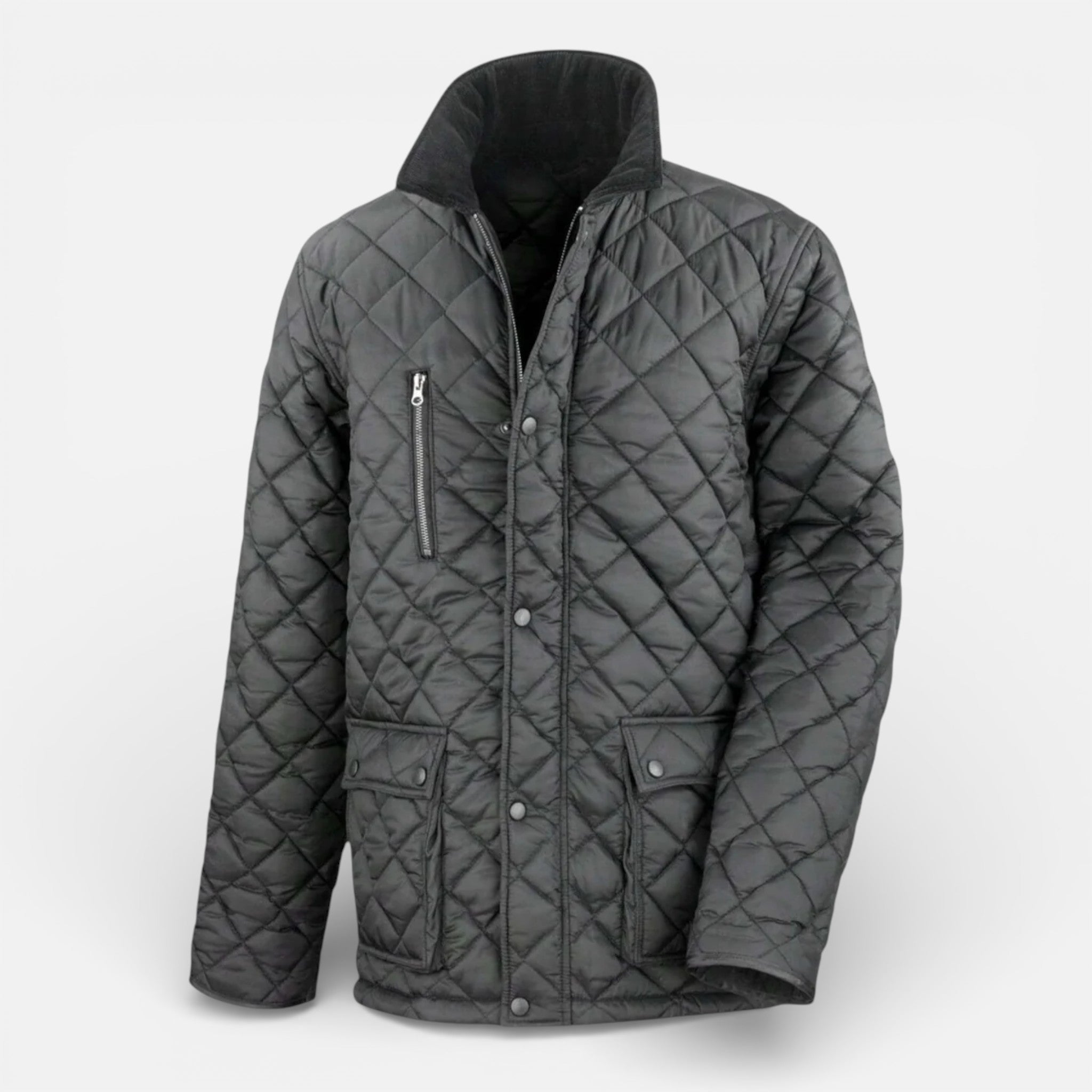 Acethetiq's | Men’s Quilted Fleece Lined Jacket Warm Winter Coat