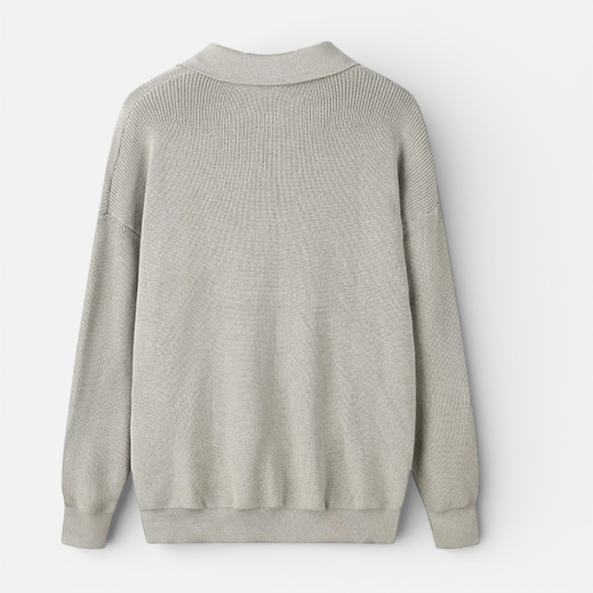 Acethetiq's | Men’s Casual Knit Half-Zip Pullover Sweater For Work & Travel