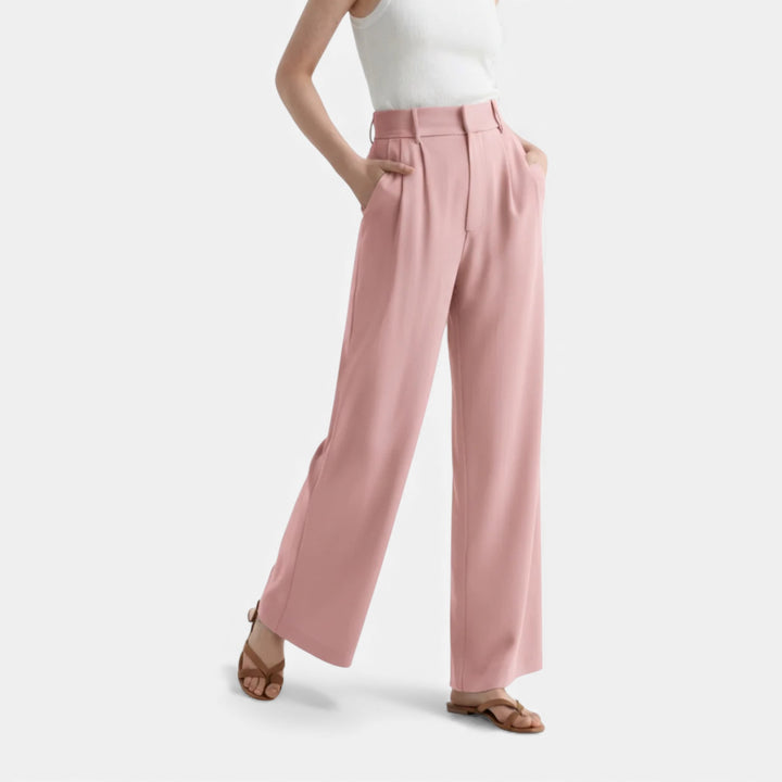 Women’s Wide-Leg Trousers Lightweight Comfortable Everyday Fit